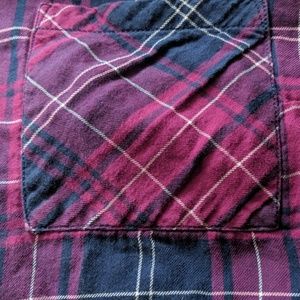 Plaid button down shirt